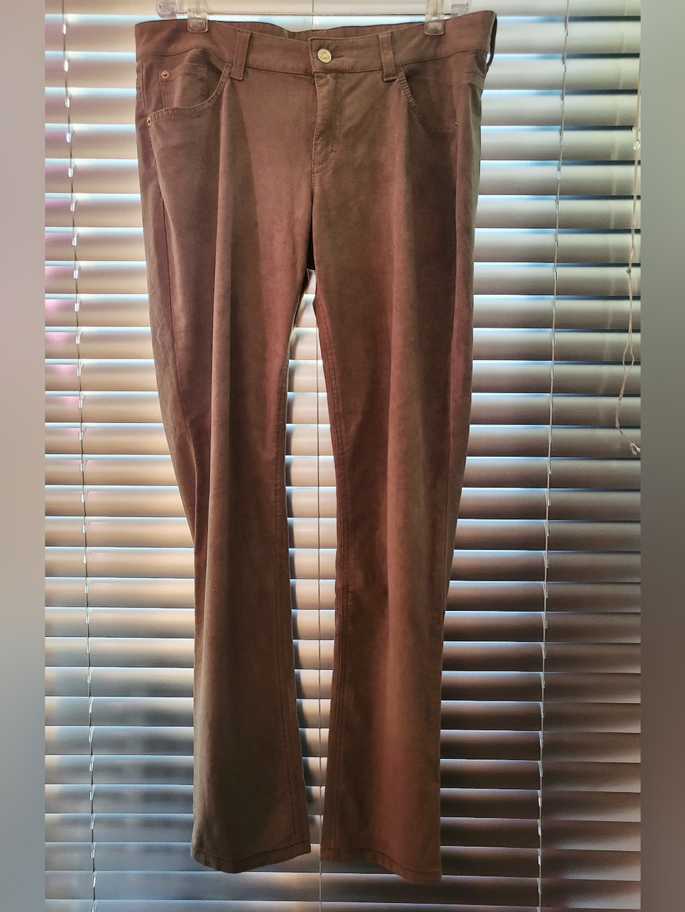 MAC Jeans - Straight Leg Pants - Tan Soft Faux Suede